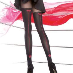 Ciorapi cu model imitatie jambiere Fiore Canella 40 den-FEMEI