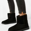 Cizme tip ugg negre Chica-Cizme tip UGG-Cizme tip UGG
