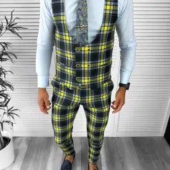 Compleu barbati Vesta + Pantaloni 12818  i17-3.2-Costume barbati > Compleuri barbati