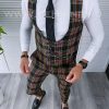 Compleu barbati  Vesta + Pantaloni B4121 48-4-Costume barbati > Compleuri barbati