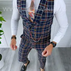 Compleu barbati  Vesta + Pantaloni B4125 V5-3-Costume barbati > Compleuri barbati