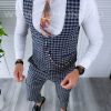 Compleu barbati  Vesta + Pantaloni B4177 V3-4-Costume barbati > Compleuri barbati