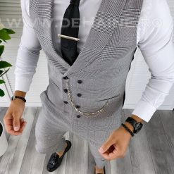 Compleu barbati  Vesta + Pantaloni B5532  48-3-Costume barbati > Compleuri barbati