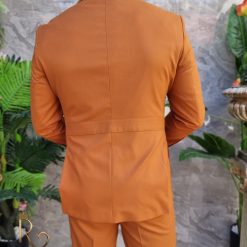 Costum SAFARI caramiziu Sacou si Pantalon C4162 3