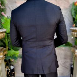 Costum SAFARI negru Sacou si Pantalon C4152 2