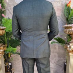 Costum SAFARI verde inchis Sacou si Pantalon C4158 2