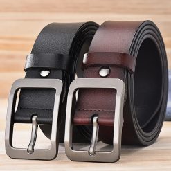 Curea pentru barbati C 98 piele naturala Negru 3