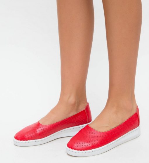 Espadrile Iasmina Rosii-Casual-Espadrile dama