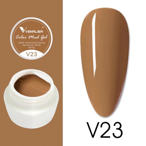 GEL COLOR MUD SERIES VENALISA V23 - V23 - Everin.ro-GELURI COLORATE ❤️