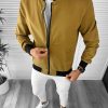 Geaca barbati de toamna  mustar 12970 Z34-Geci barbati > Geci barbati toamna