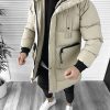 Geaca barbati groasa bej de iarna cu defect DEF564   D0-5-Geci barbati > Geci iarna