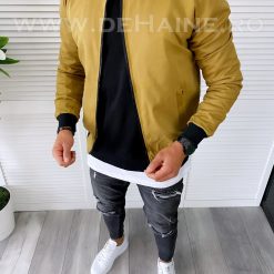 Geaca barbati primavara maro deschis  B6327 Z34-3-Geci barbati > Geci barbati toamna