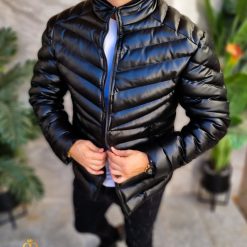 Geaca neagra de barbati GC680 3