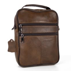 Geanta barbati Eduard GT958 piele naturala model maro 4