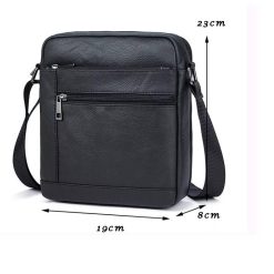 Geanta de umar pentru barbati Mateo GT1819 piele naturala negru 5