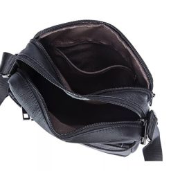 Geanta de umar pentru barbati Mateo GT1819 piele naturala negru 6