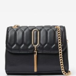 Geanta plic Rielsa neagra-Genti de umar-Plic / Clutch