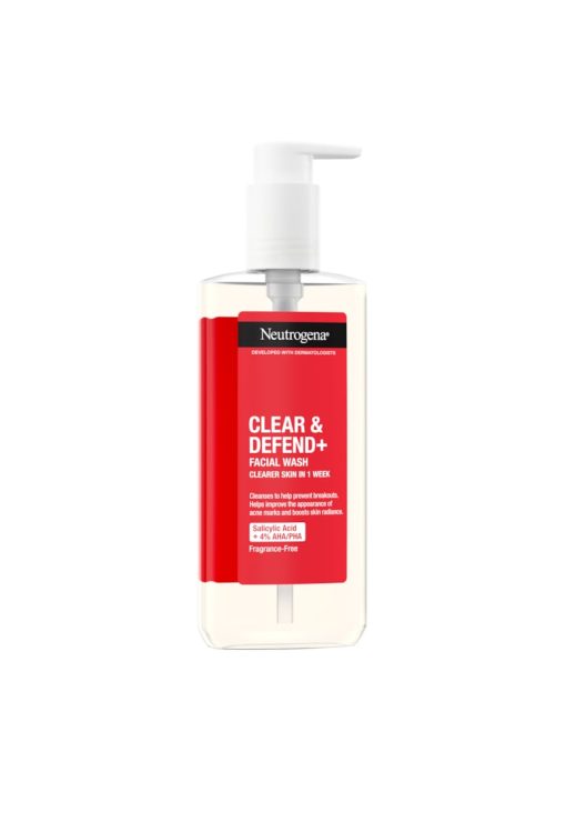 Gel de curatare faciala  Clear & Defend - pentru prevenirea acneei-FEMEI-