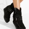 Ghete cu platforma Elix negre-Ghete cu platforma-Botine cu platforma