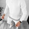 Hanorac barbati alb slim fit K182  32-3-Recent adaugate