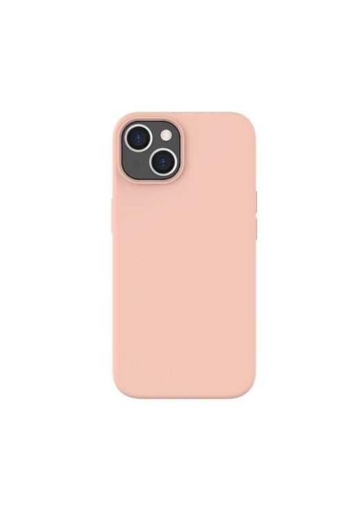 Husa de protectie  Liquid Silicon MagCharge pentru iPhone 14 - Coral-FEMEI-