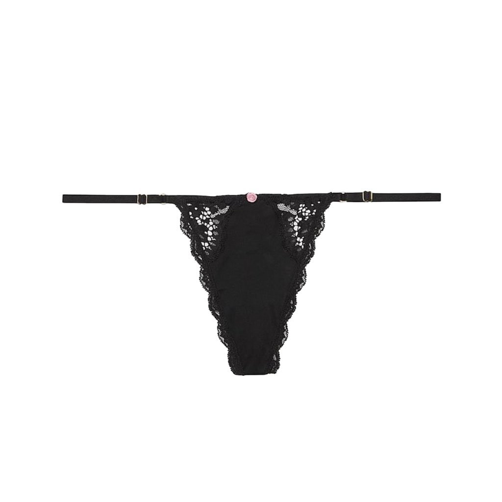 Lace-trim adjustable v-string panty m-Imbracaminte-Lenjerie intima