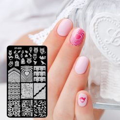 Matrita Metalica Stampila Unghii LUXORISE Owls Euphoria XY Z25 1