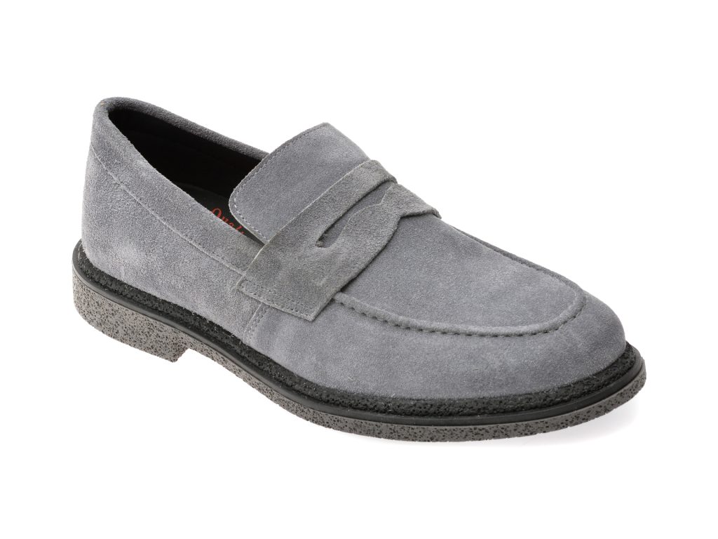 Mocasini eleganti OTTER gri