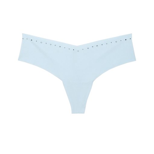 No-show shine-trim thong panty m-Imbracaminte-Lenjerie intima