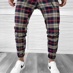 Pantaloni barbati casual in carouri 11953  i5-5.3**-Pantaloni > Pantaloni casual