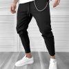 Pantaloni barbati casual negri 10056  O2-5.2-Pantaloni > Pantaloni de trening