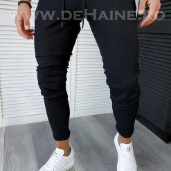 Pantaloni barbati casual  negri B6307  i5-1-Pantaloni > Pantaloni casual