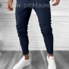 Pantaloni barbati casual regular fit bleumarin B7879  F1-5-Pantaloni > Pantaloni casual