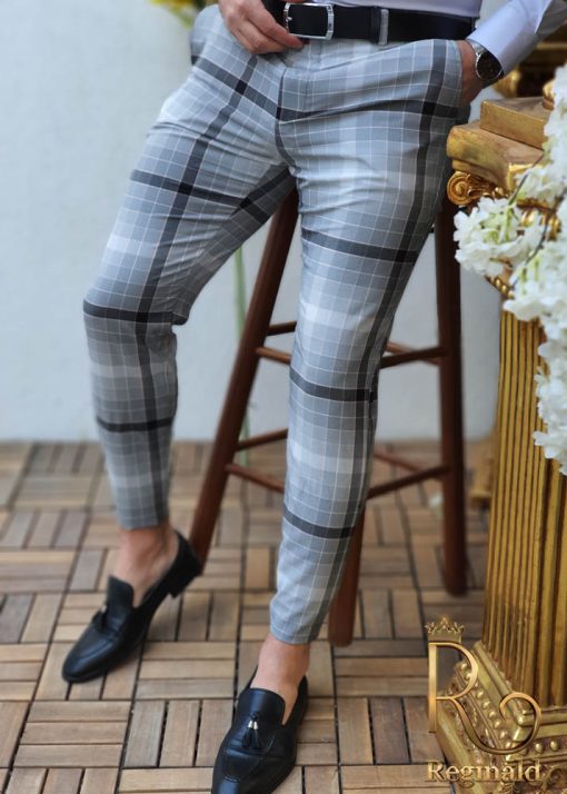 Pantaloni de barbati eleganti elastici