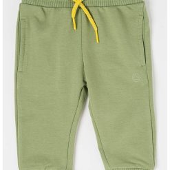 Pantaloni de trening din amestec de bumbac cu snur-BAIETI-