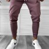 Pantaloni de trening maro conici  silon  12361 78-3-Pantaloni > Pantaloni de trening