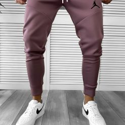 Pantaloni de trening maro conici  silon  12361 78-3-Pantaloni > Pantaloni de trening