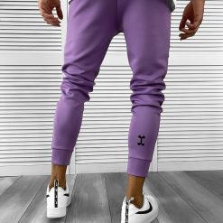 Pantaloni de trening mov  silon  conici 12379 121-3-Pantaloni > Pantaloni de trening