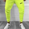 Pantaloni de trening neon  silon   conici 12376 P20-5.3-Pantaloni > Pantaloni de trening