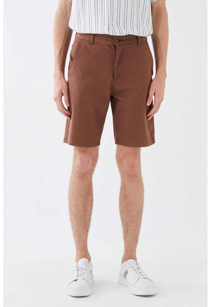 Pantaloni scurti cu buzunare oblice-BARBATI-