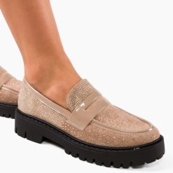 Pantofi Casual Kareem Bej 2 3