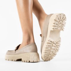 Pantofi Casual Salma Khaki 2