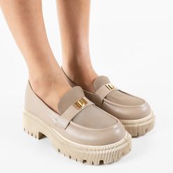 Pantofi Casual Salma Khaki-Casual-Casual