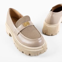 Pantofi Casual Salma Khaki 4