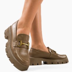 Pantofi Casual Spencer Khaki 2