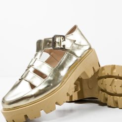 Pantofi Casual Teoritzi Aurii 5