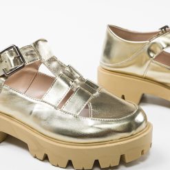 Pantofi Casual Teoritzi Aurii 6