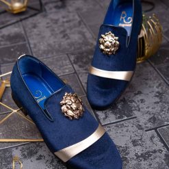 Pantofi Loafers de barbati bleumarin