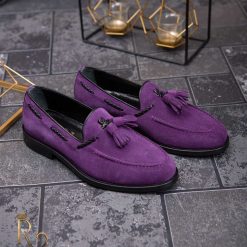 mov  - P1369-Pantofi