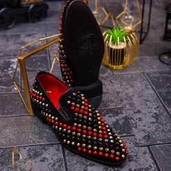 piele naturala si tinte multi-color - P1472-Pantofi